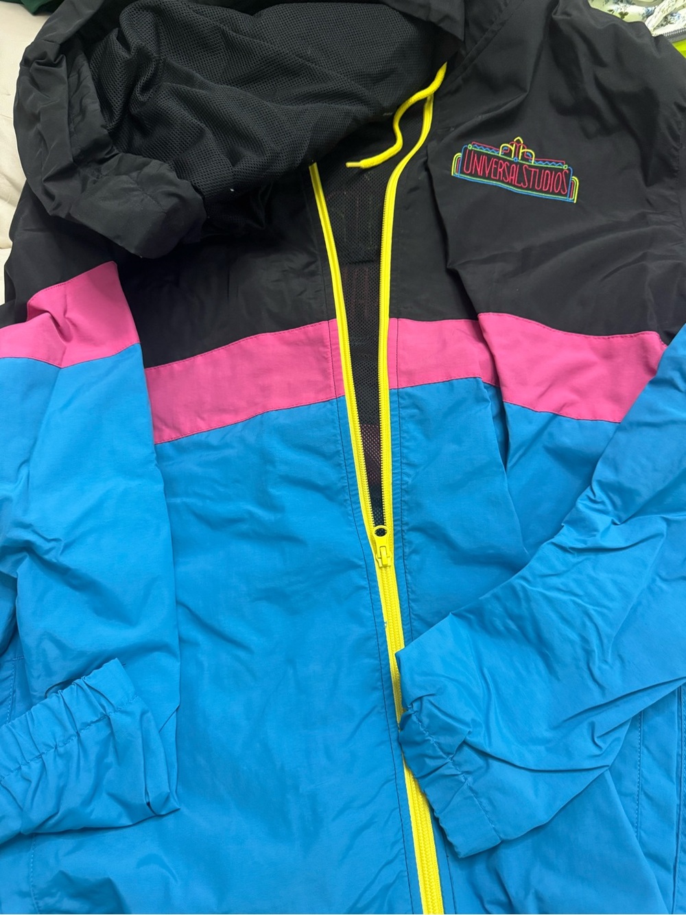 Universal Black Mesh-Lined Jacket windbreaker
